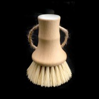 Pot Brush with Natural Tampico Fiber