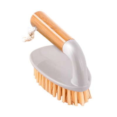 Factory Directly Wholesale Cheap Price 2 In 1 Round Head Bamboo Dish Washing Brush