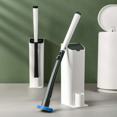 Hot Sale High Quality Cheap Eco  Detachable Brush Head Toilet  Cleaning Brush With Holder